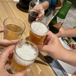 峡谷の湯宿 大歩危峡まんなか - 大人はビール！子ども達は炭酸ジュースで乾杯！