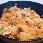 Wagyu teppanyaki steak house Kiyomizu 創 SOU - ガーリックライス
      火傷しそうなほど熱々ですので、少し時間をおいてから頂きました♪