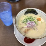 鶏白湯ラーメン 一ノ瀬 - 鶏白湯普通　ライスなし