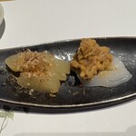 二代目辰よし - 数の子とイカ刺しあん肝のせ