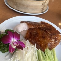 横浜中華街 北京飯店 - パリッパリの北京ダックは正統派 薄く皮のみ