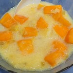 裕成水果 - 氷が溶けるとフルーツ牛乳化