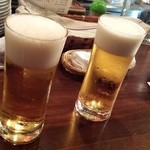 Bistro清水亭 - ビールで乾杯