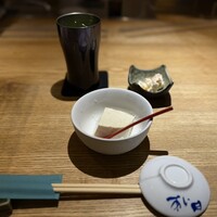 鮨と豆腐料理　あい田 本店 - 塩豆腐と湯葉マヨ和え