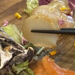 上野の森スモークダイニングGAGA - ほたて▶︎フレッシュ感とやわらかいほたてのスモーク感♡