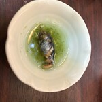 貴船喜らく - 鮎のキモはさっぱりお出汁で　柑橘さわやかに香ってる