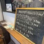 f.-on - レジ前のフードメニュー