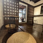 f.-on - ここでゆったり、腰を据えてまったりジュースを飲みました。