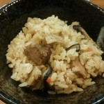 黒豚の炊き込み御飯（小盛）