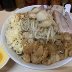自家製ラーメン大者 - 「汁なし(ニンニクダブル、アブラダブル)」¥1030