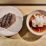 挽肉と米 - ふたつめは、鬼おろしと自家製ポン酢で