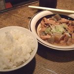 ときわ食堂 - もつ煮込み定食 640円