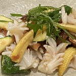 中国菜 奏 - イカと梅干炒め