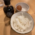 麺や 心楽 - モーニングセットTKG＋200円