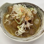 そば処 大吉田 - モツ煮込み