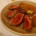 Pavillon Lamarine - Limagne Duck Breast with Reduced Juice, Creamy Pumpkin and Butternut Pan with Chestnuts