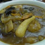 BeBe - 中華風カレー（野菜、肉入りあんかけカレー）のスパゲッティ９８０円