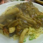 BeBe - 中華風カレー（野菜、肉入りあんかけカレー）のスパゲッティ９８０円