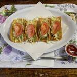 マイハウス - タコス４Ｐ　¥1000（税込）