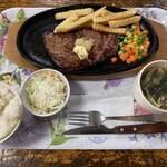 マイハウス - 料理写真:ステーキ200g　¥1800（税込）