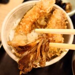 和食レストランとんでん - ミニ旨いわし天丼③