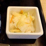 和食レストランとんでん - 漬物