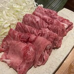 旨唐揚げと居酒メシ ミライザカ - すき焼きの肉