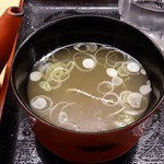 本格そば・讃岐うどん　かのや - かのや ＠上野店 蕎麦湯を投入