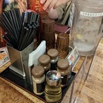 三田製麺所 - テーブルセット