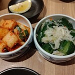 特選和牛大将軍 - キムチ盛合せ、キュウリ系