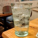 牡蠣と肉 天国札幌 - にせんべろ②緑茶ハイ