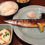 夢・食事処 - 秋刀魚の塩焼き