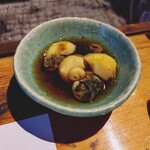 広丞庵　かのか - さざえの肝の煮付け♪日本酒泥棒