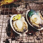 広丞庵　かのか - 鮑♪左が雄で右が雌だったと思う