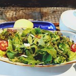 広丞庵　かのか - ハーブサラダ♪赤ワインと玉ねぎのドレッシングで