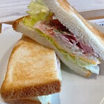 ドトールキッチン - 料理写真:モーニングセットB(パストラミ&ポテト)アイスコーヒーL¥600