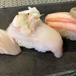 松乃鮨 - カワハギ肝つき