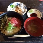 備長扇屋 - マグロなかおち定食