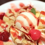 吉野本葛天極堂カフェクデュウー  - くずの子デコのアイス '14 9月下旬