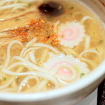 吉野本葛天極堂カフェクデュウー  - 葛あんかけうどんの麺 '14 9月下旬