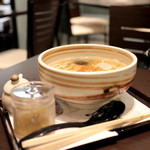 吉野本葛天極堂カフェクデュウー  - 葛あんかけうどん (675円) '14 9月下旬