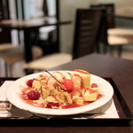 吉野本葛天極堂カフェクデュウー  - くずの子デコ (540円) '14 9月下旬