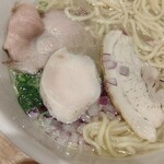 貝麺 あおみ - 『貝出汁中華そば 塩』950円