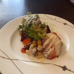 レストラン イケダ - ランチセットのサラダ