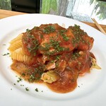 飛行船スタイル 南條 - 鶏モモ肉の赤ワインビネガー煮