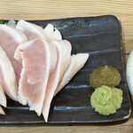 大衆立飲 もつ刺 すずき - ゆず胡椒でもわさびでも