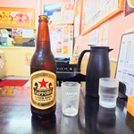 味楽 - ■ サッポロ ラガービール (赤星) 大瓶 633ml、840円