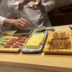 銀座 しのはら - 鰻に興味のない私もこの組み合わせは好き