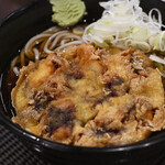 立喰いそば梅市 - ゲソかき揚そば(冷)@税込650円