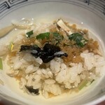 銀座 しのはら - 出汁茶漬けにして頂くのもまた美味しい